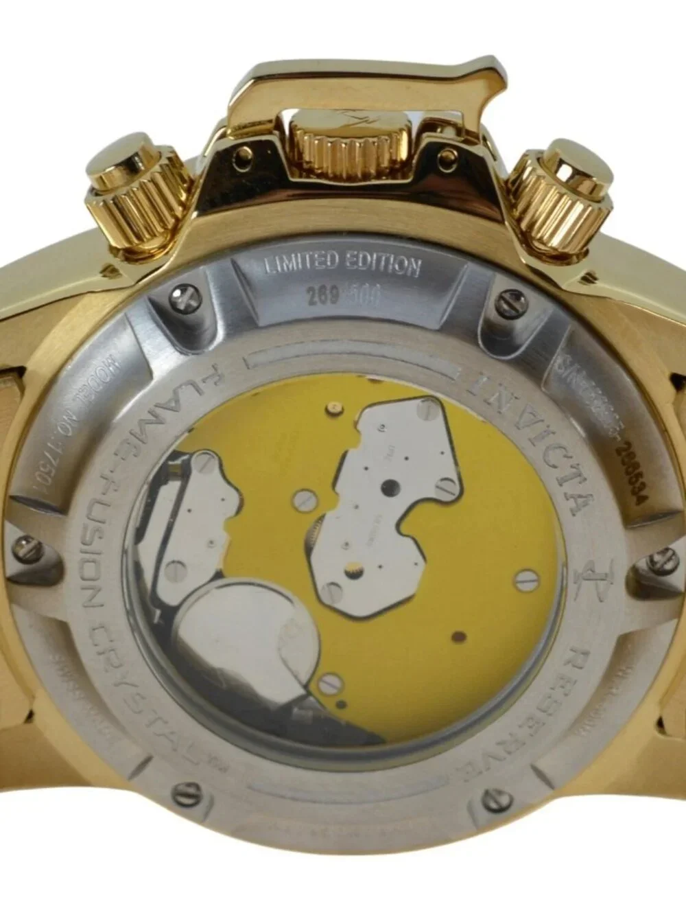 Men's 47mm Invicta Subaqua Noma II 500M LE MOP Dial Gold Tone Watch! Ref: 17501!